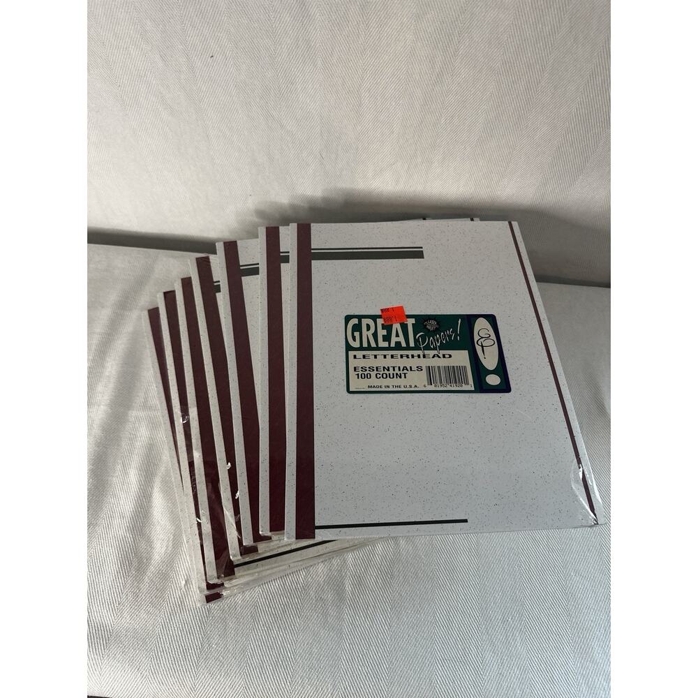 Great Papers! Vintage Letterhead 8.5" x 11"- each 100 count